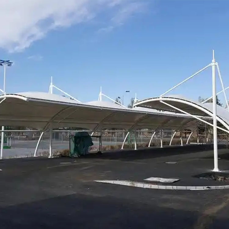 日照膜结构电动车棚