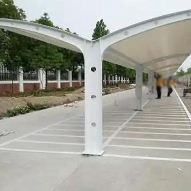 日照膜结构电动车棚