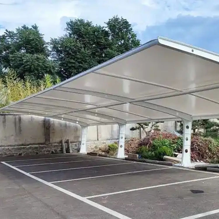 日照膜结构汽车棚