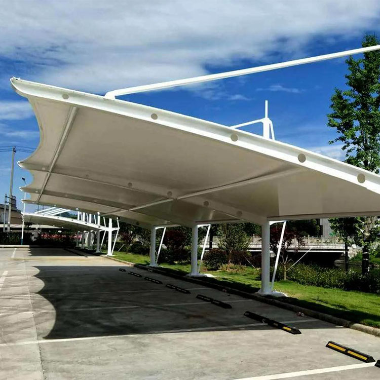 日照膜结构汽车棚