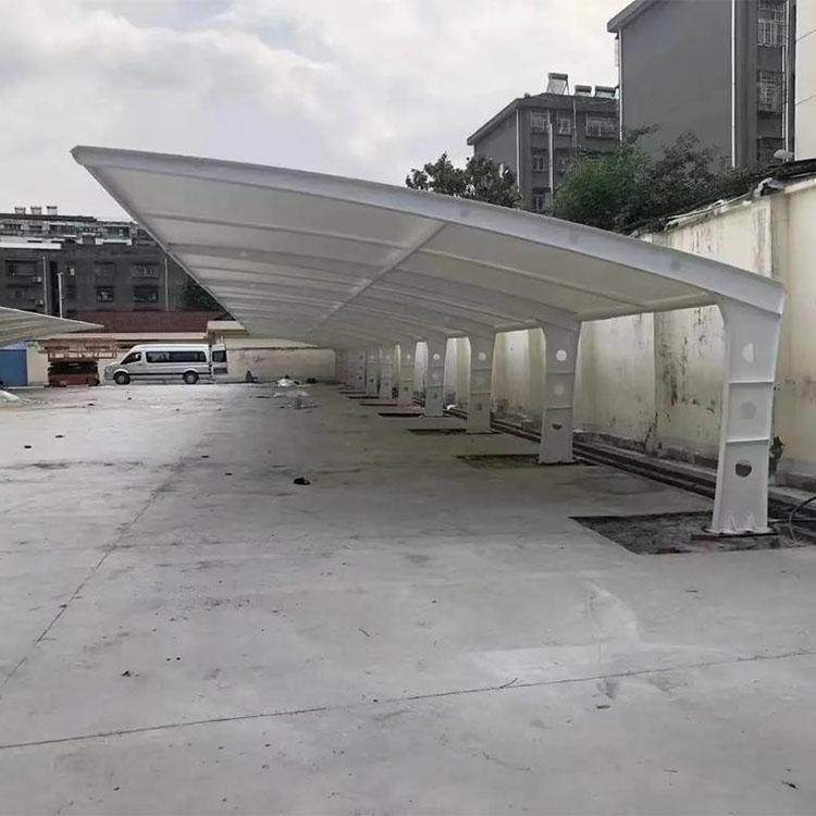 日照膜结构汽车棚