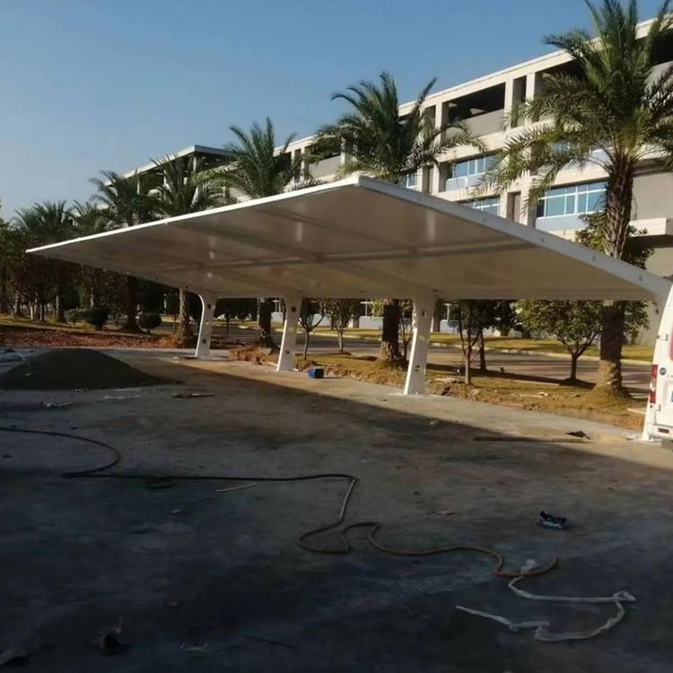 日照膜结构汽车棚